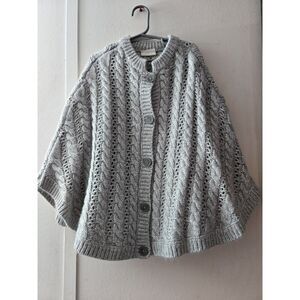 Crazy 8 knit poncho size 7-8